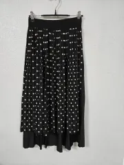 ドット 밴딩 プリーツスカート 66