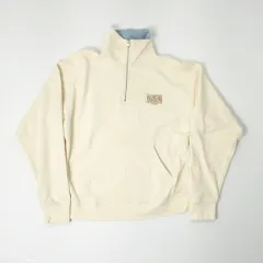 マリテフランソワジルボー ハーフジップアップスウェットシャツ ベージュ (XL)