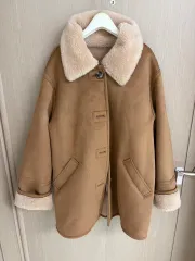 LBL ウール ムートン コート L(77)