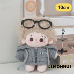 10cm 着せ替え ぬい服 小さい 星組 パーカー クレー 推し活 ぬい活-E091