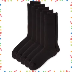 【特価商品】× (26㎝丈 白、黒、紺) 5足セット まとめ買い 155N58A0-1 スクールソックス 福助 ガールズ [フクスケ]