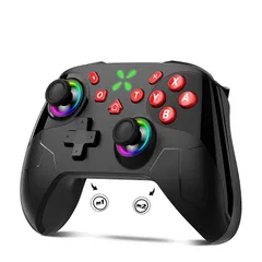 Switch2 コントローラー【2026年金賞 Switch1/2代対応】Onefun スイッチ コントローラー 9色RGBライト 大容量1000mAh Bluetooth無線接続 背面ボタン付き マクロ機能 Turbo自動連射機能 4階段HD振動 6軸ジャイ