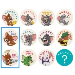 トムとジェリー 刺繍 缶バッジ