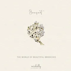 ブーケ ブローチ パール ゴールド 花束モチーフ 上品 北欧 デイリー セレモニー 入学式 卒業式 結婚式 フォーマル コサージュ 母の日 ギフト