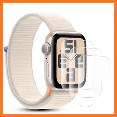 【新品】 【3枚セット】For Apple Watch Series 7/8/9 用 フィルム 柔らかいTPU製 3D全面保護 薄い 気泡レス キズ修復 高透過率 スクラッチ防止 保護フィルム 自動修復/気泡ゼロ/超薄型0.15mm For アップルウォッ 0