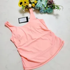 【新品タグ付】定価7800円 ピンク ヨガ ダンス用 タンクトップ XS バレエ 発表会 キッズOK 速乾 ストレッチ 美シルエット