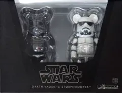 【中古】フィギュア BE＠RBRICK-ベアブリック- ダース・ベイダー＆ストームトルーパー 2体セット 「スター・ウォーズ」のサムネイル