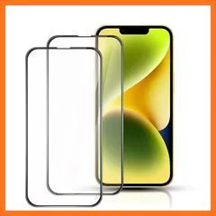 【新品】 【2枚・全面保護】iPhone 14 Plus ガラスフィルム【日本旭硝子素材製】iPhone14 Plus 6.7インチ 用 強化ガラス 硬度9H 耐衝撃 飛散防止 高感度タッチ 指紋防止 撥油性 疎水性 自動吸着 気泡ゼロ 貼り付け簡単 ケー 0