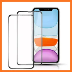 【新品】 【2枚・全面保護】iPhone11 ガラスフィルム【日本旭硝子素材製】iPhone XR 強化ガラス 硬度9H 耐衝撃 飛散防止 高感度タッチ 指紋防止 撥油性 疎水性 自動吸着 気泡ゼロ 貼り付け簡単 ケースに干渉しない 対応 iPhone 0