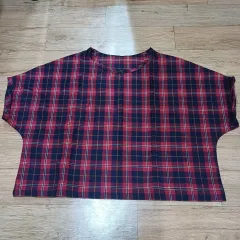 新品 CHECK トップス