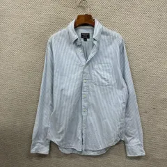アバクロンビー カジュアル ストライプ 長袖 シャツ S A06255