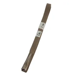 【美品】 帯締め 優品 カジュアル 動物 薄茶色 正絹 和装小物  【中古】