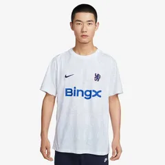 【送料無料・匿名配送】Nike ナイキ チェルシー 25/26 Dri-FIT Academy Pro プレマッチ ホーム シャツ 白 トレーニングシャツ Tシャツ 新品 正規品 並行輸入 日本未発売