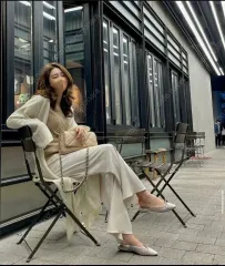 ドゥアテ르 感覚ジェイ Long ロング カーディガン ロング カーディガン ニットカーディガン アイボリー