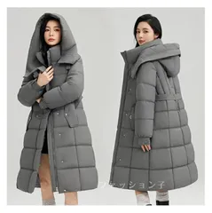 送料無料 中綿 コート 未使用 レディース 冬 ダウン風 コート ロング コート 中綿 ジャケット アウター 中綿 フード付き 前開き 厚手 暖かい 防寒 カジュアル 大きいサイズ トレンチコート ミリタリーコート 羽織り 上着