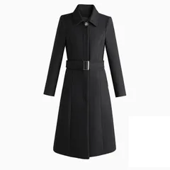 送料無料 ロングコート レディース ロング丈 アウター コート フォーマル チェスターコート ビジネス カジュアル 普段着 通勤 OL スーツ ロング丈 着痩せ 防寒 暖かい 冬服 秋 冬 女性 体型カバー プレゼント ギフト