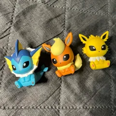 BANDAI ポケットモンスター ガチャ イーブイあんさんぶるスターズ！！フィギュア クリップ 3種 (ブースター、サンダー、シャミード)