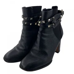 【中古】 VALENTINO ヴァレンティノ  その他   ロックスタッズベルト ショートブーツ サイズ 36 25024845 YM