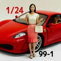 1/24 NU-0004 男性 フィギュア 完成品 ミニカーに 1/64より大 - メルカリ