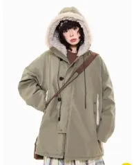 アサキプレジャーズ マウンテンパーカー グリーン L 出品