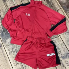 ハイキュー!!  音駒高校 トラックジャケット + ショートパンツ セット ジャージ  レディース Lサイズ　【K0256-005】　101