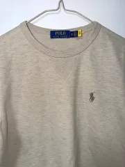 ポロラルフローレン 正規品 スウェット XS ベージュ (正規品 QR 販売 O)