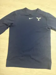 연세대 NIKE BYU ネイビー 長袖 Tシャツ