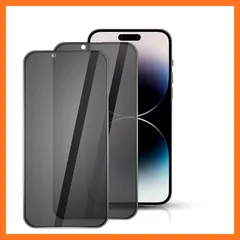 【新品】 【2枚覗き見防止】JACRON フィルム 用のiPhone14 Proガラスフィルム覗き見防止 旭硝子素材製 硬度9H 全面保護 指紋防止 撥水撥油 簡単貼り付 気泡無し アイフォン14 pro 全面保護 フィルムぞき見防止 強化ガラス 保護 フィル