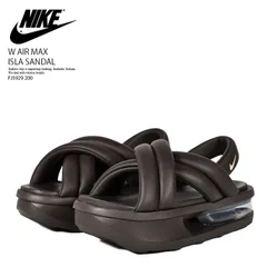 NIKE (ナイキ) W AIR MAX ISLA SANDAL (ウィメンズ エア マックス アイラ サンダル) 厚底 スポサン スタイルアップ きれいめ カジュアル ストリート (チョコ ブラウン/アイボリー) FJ5929-200 FJ5929 200
