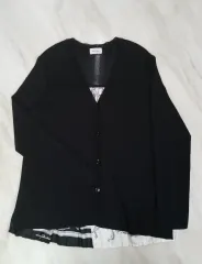 高級 イタリア製 Salvatore Ferragamo レディース長袖カーディガン Mサイズ