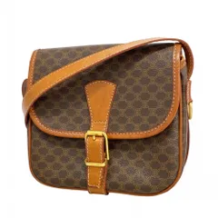 セリーヌ(Celine) セリーヌ ショルダーバッグ マカダム  ブラウン レディース