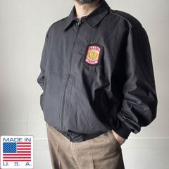 USA製 実物 米軍 US ARMY JROTC ウインドブレーカー 黒 XL 着脱ライナー付き ミリタリー ジャケット アメリカ製 D153-18-0048ZV