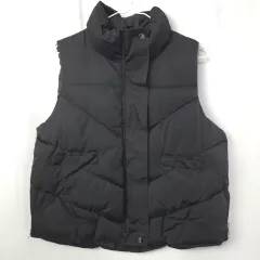 レディース Mサイズ ダウンベスト ブラック