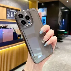 匿名配送！　iPhone15 スマホケース　クリアケース　 ブラック　07