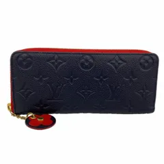ルイ・ヴィトン(Louis Vuitton) ルイ・ヴィトン 長財布 モノグラム・アンプラント ポルトフォイユクレマンス フラワーチャーム Ｍ68325 マリーヌルージュレディース
