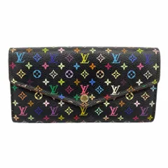 ルイ・ヴィトン(Louis Vuitton) ルイ・ヴィトン 長財布 モノグラム・マルチカラー ポルトフォイユサラ M60668 ノワール グルナードレディース