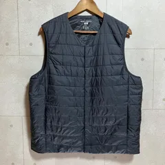 UNIQLO ユニクロ パフテックベスト ヒートテック 中綿ベスト アウター XL 軽量 ネイビー メンズS9-3-7