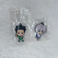 (未開封) HUNTER×HUNTER ラバーストラップ キーホルダー ガチャ 1탄 ゴン キルア まとめ