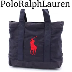 【美品】PoloRalphLauren ビッグポニー トートバッグ キャンバス