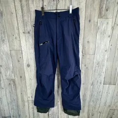 BURTON AK SNOW BOARDS バートン エーケー スノーボード GORE-TEX ゴアテックス 防寒 耐水 撥水 防水 ネイビー スノボ スキー ウェア 止水 ジップ ナイロン パンツ メンズ S サイズ