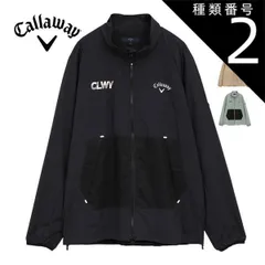 種類2：ブラック(1010)/LL  キャロウェイ ストレッチ ミニリップ フルジップ ブルゾン ゴルフウェア メンズ 2025年秋冬モデル M-3L C25215103