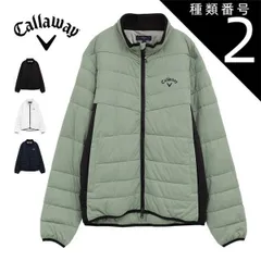種類2：カーキ(1181)/LL  キャロウェイ スターストレッチ フルジップ 中綿 ブルゾン ゴルフウェア メンズ 2025年秋冬モデル M-3L C25215106