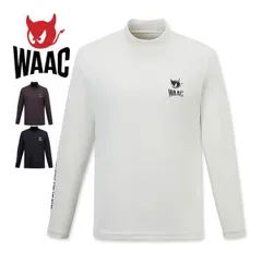 [タイムセール] WAAC PLAYERS EDITION モックネック長袖シャツ ゴルフウェア メンズ 2025年秋冬モデル M-XL 072254031
