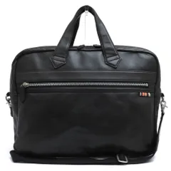 ポールスミス／Paul Smith バッグ ブリーフケース ビジネスバッグ 鞄 ビジネス メンズ 男性 男性用 レザー 革 本革 オリーブ カーキ  PST022 リンクルレザー マルチストライプタブ 2WAY ショルダーバッグ