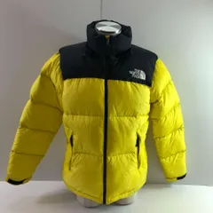 04w6002∞※【中古】 THE NORTH FACE ザ ノースフェイス ヌプシジャケット ND91841 サイズXL イエロー/ブラック ダウン アウター 【八王子店】
