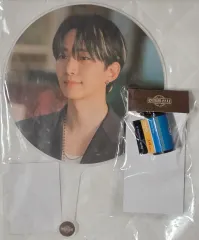 イ・ジュノ(LEE JUNHO) タイフーン・サンサ ファンミーティンググッズ フィルムキーホルダー + ミニうちわ まとめ売り