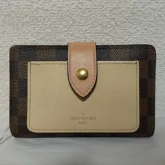 極美品 ルイヴィトン ダミエ ポルトフォイユジュリエット 二つ折り財布
