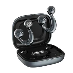 【新品】【新時代の美学・耳元を彩る】明誠 イヤーカフ イヤホン Bluetooth 6.1 ワイヤレスイヤホン オープンイヤー 耳挟み式 耳を塞がない 11.5時間連続再生/3Dオーディオ/ENC+AIノイズキャンセリング搭載マイク付き/音漏 49b846f6