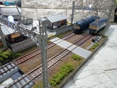 昭和のふるさと鉄道】 ジオラマ完成版 鉄道風景模型(中古稼動品