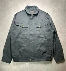 【極美品】EVOLUTION ヘリンボーン ワークジャケット 黒 L スイングトップ ブルゾン ミリタリー F-WORK メンズ 古着 ヴィンテージ感